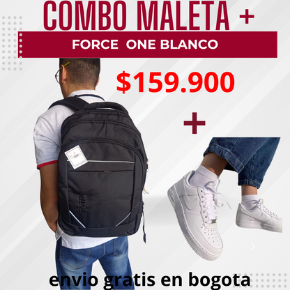 Combo maleta totto 069 y tenis force one