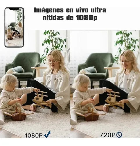 Mini Cámara Espía Hd Wifi 1080 Monitoreo